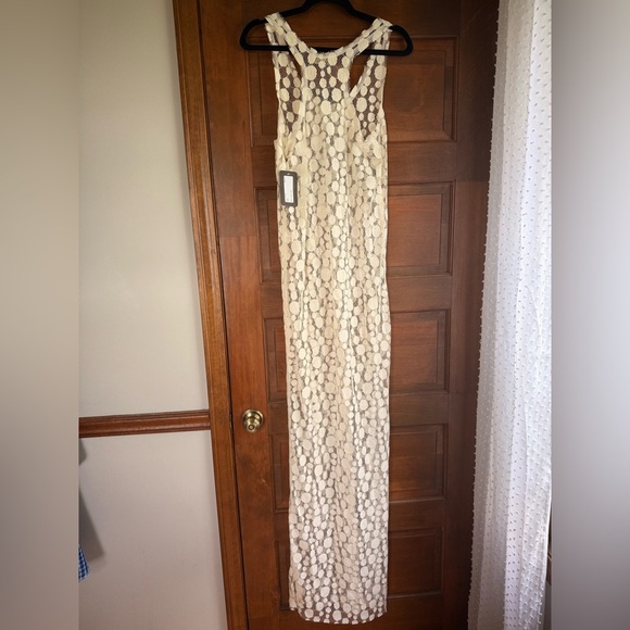 Callula Lillibelle Mesh Polka Dot Maxi Coverup Dress 🍉 - Picture 3 of 5